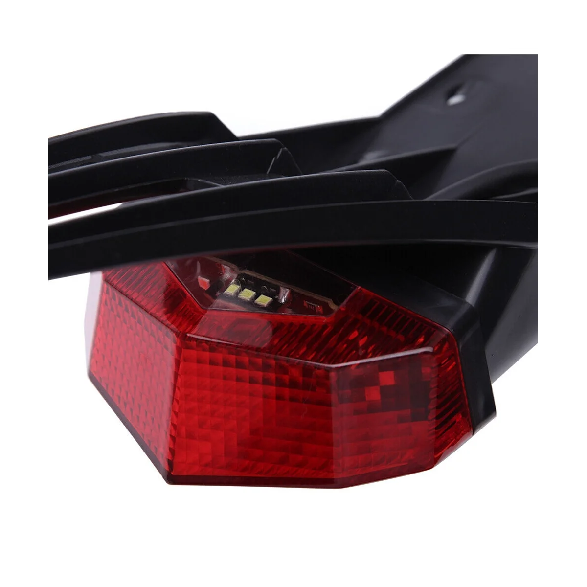 

Новый задний фонарь WD 12 В со светодиодной подсветкой, задний фонарь, задний фонарь для мотоциклов, обновленный номерной знак для внедорожников, задний фонарь серого цвета
