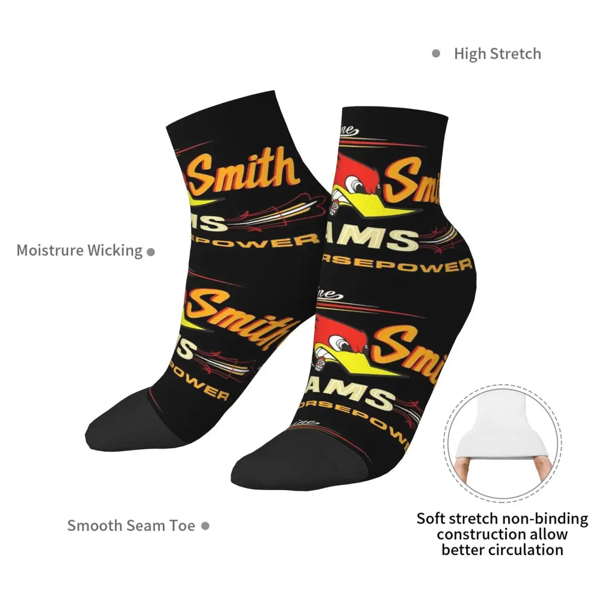 Сделано в США уличные носки Mr.Horsepower Clay Smith Cams чулки стиле Харадзюку всесезонные