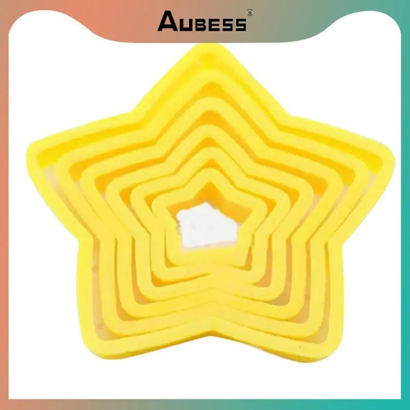 

6pcs/set Cookies Cutter Frame Practical Fondant Biscuits Cake Mould DIY Star Moulds Christmas Cookie Maker Cake Decorating Tools
