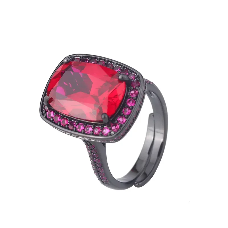 S925 Посеребренный Позолоченный 18 К PT950 Платиновый Красный Корунд Синий Спинель