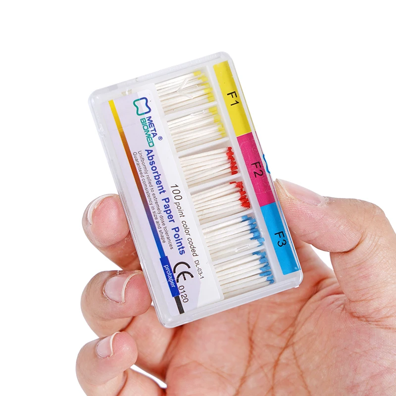 Стоматологические впитывающие бумажные наконечники F1 F2 F3 Эндодонтия Насадки из