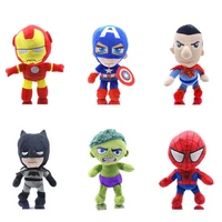 movie superhero series stuffed dolls classic character iron man superman spider man plush doll toys bedside decoration kids gift