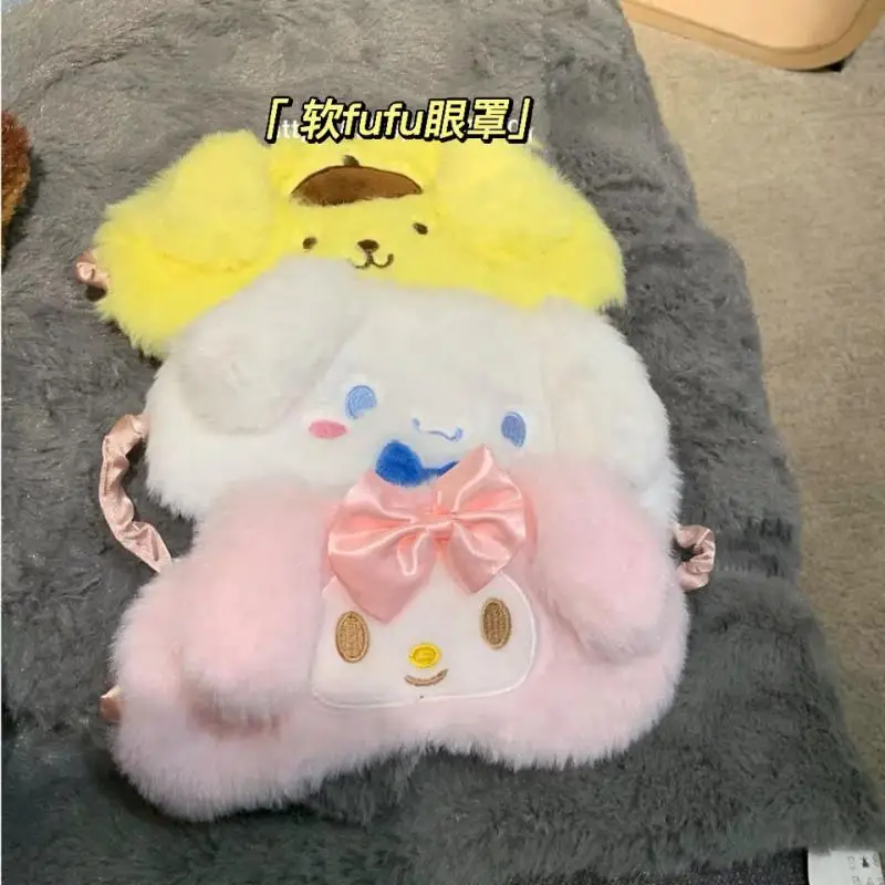 

Sanriod Cinnamoroll My Melody Series Anime Kawaii Cute Girl Heart Plush Blindfold Shading Nap Shading Girl Japanese Blindfold