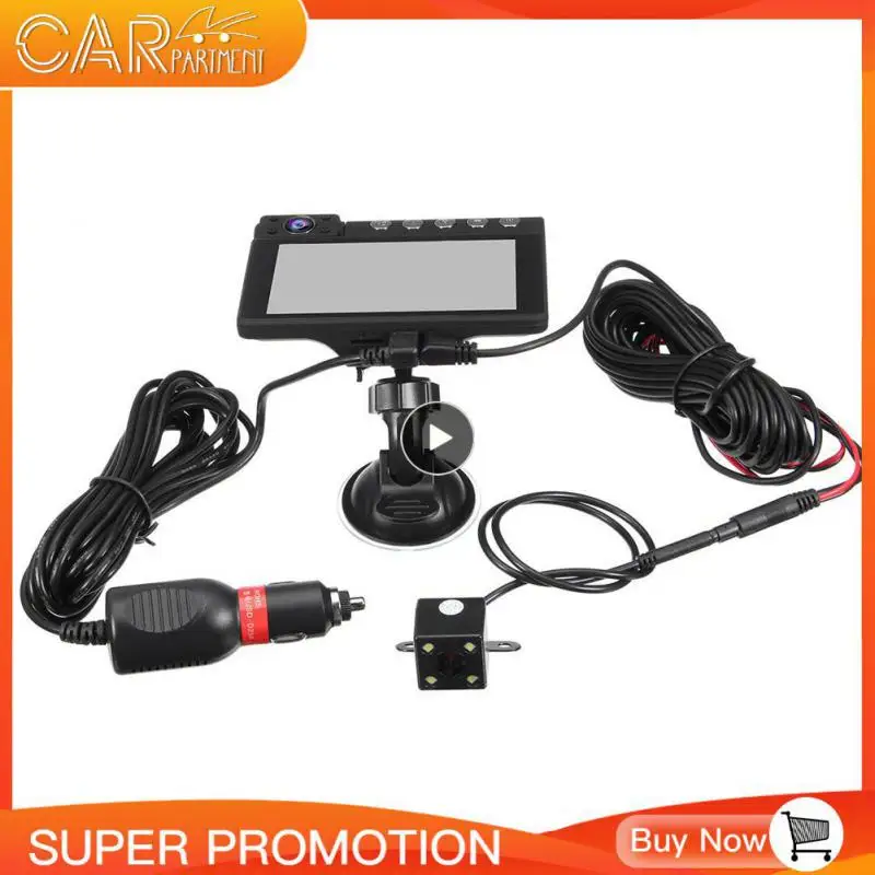 

4.0in Dash Cam Car Dvr Avi Wide-angle Lens 1080p Night Driver Recorder 50hz/60hz Gravity Sensor Vehicle Black Box