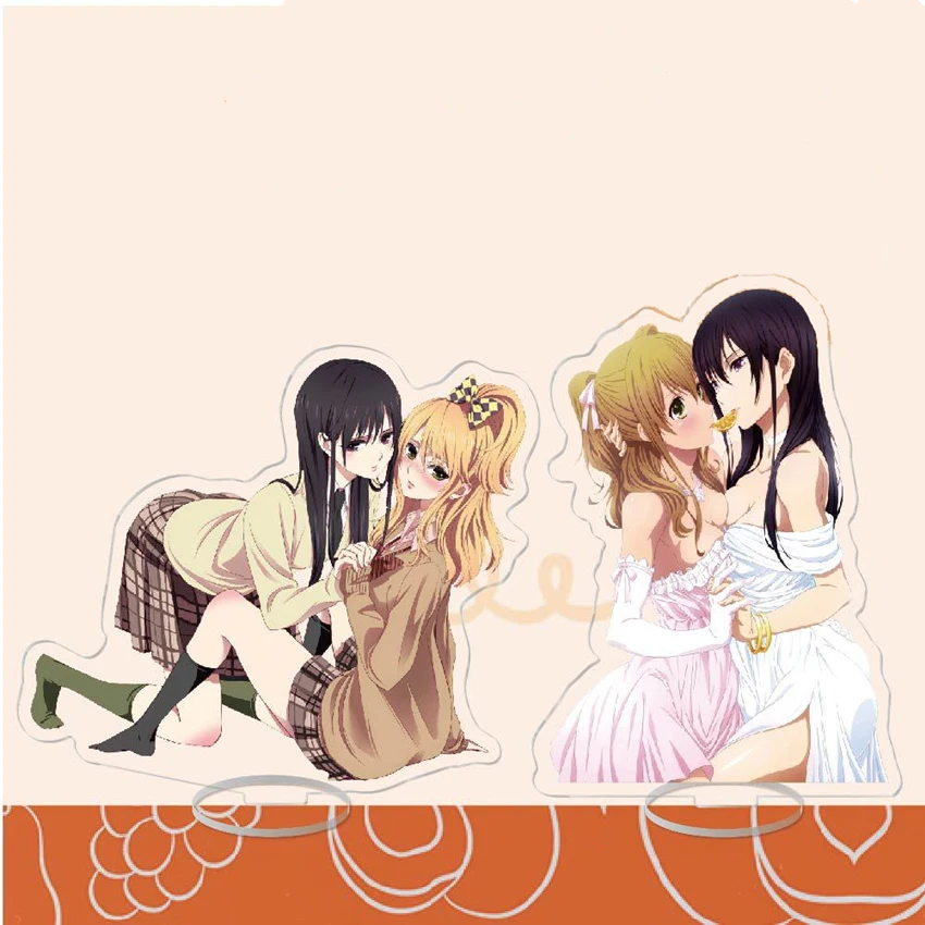 Цитрусовые Аниме фигурки кавайная Айхара юзу Мэй экшн-фигурки акриловая модель