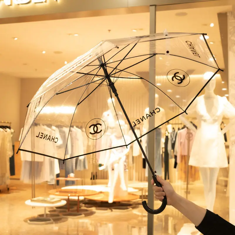 

Automatic Umbrella Transparent Umbrella Women's Folding Umbrellas Parasol For Rain And Sun Windproof Free Shipping Business