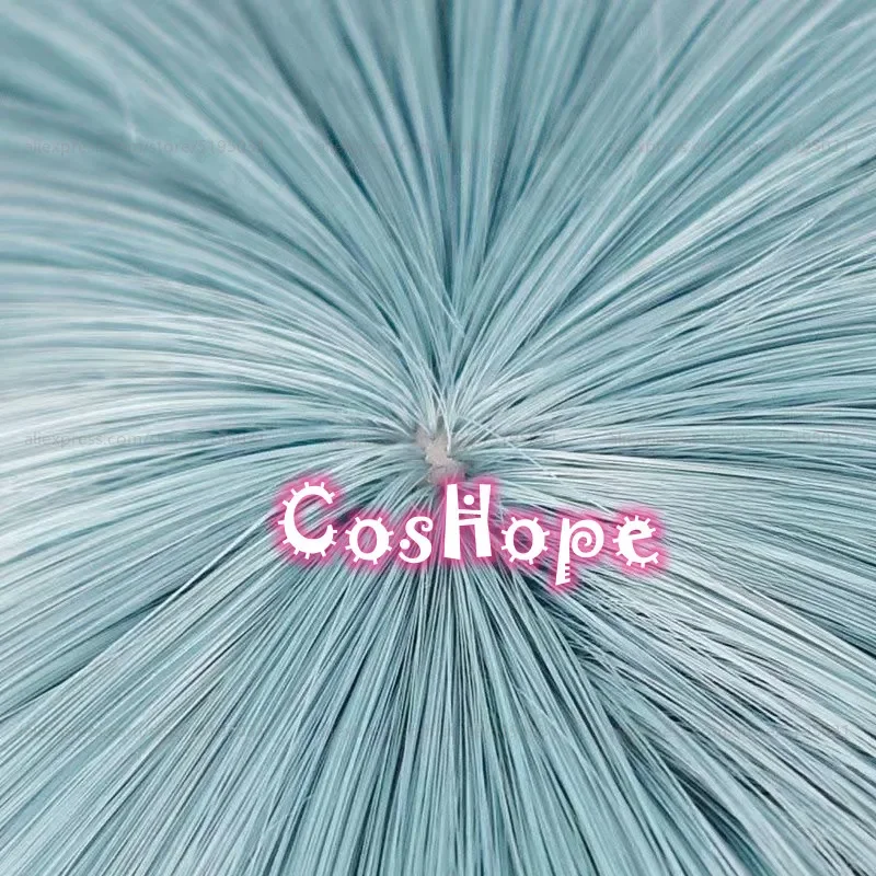 Мики Саяка Косплей Парик 30 см Сине-Серый Аниме Парики Термостойкие Синтетические