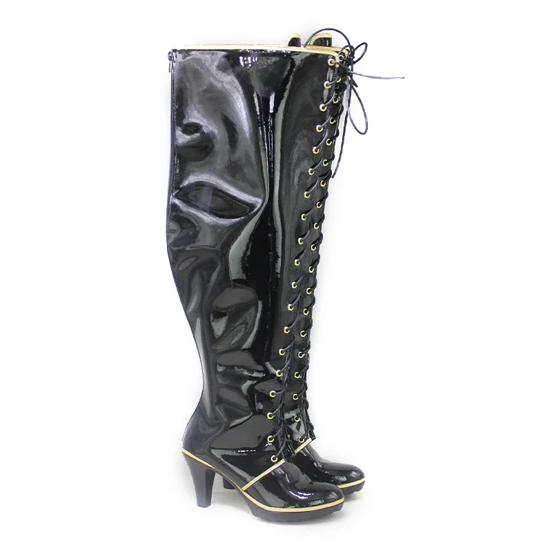 Ботинки для косплея Honjou Nia аниме дата реквизит в реальном времени искусственная