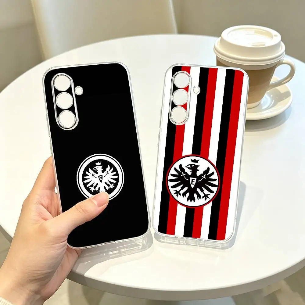 Фото Чехол для телефона E-Eintracht F-Frankfurt Famous, прозрачный, силиконовый, мягкий, для Samsung A10, 12, 20, 21S, 30, 31, 40, 50, 51, 52, 70, 71 №1