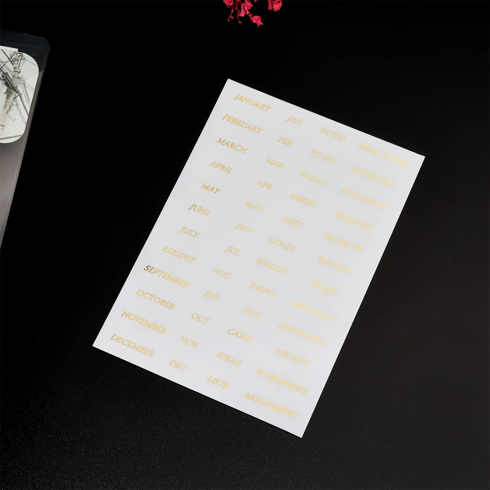 Набор прозрачных стикеров Coliky 