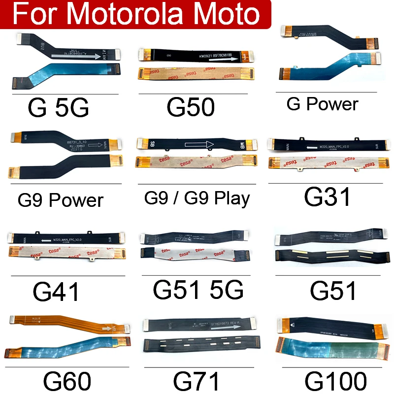 

Original New Main Board Motherboard Connector Board Flex For Moto G100 G71 G60 G50 G31 G41 G9 Power Play Plus G62 G 5G G42 G60S