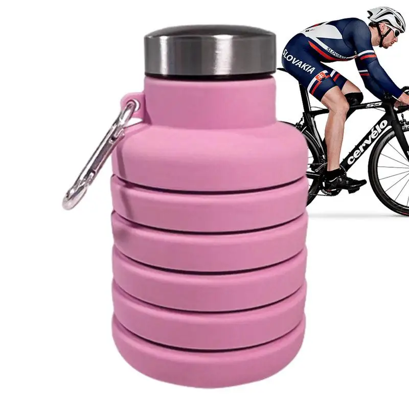 

Silicone Foldable Water Bottle Foldable Silicone Water Bottles Lightweight Leakproof Sport Water Cups Collapsible Water Cups For