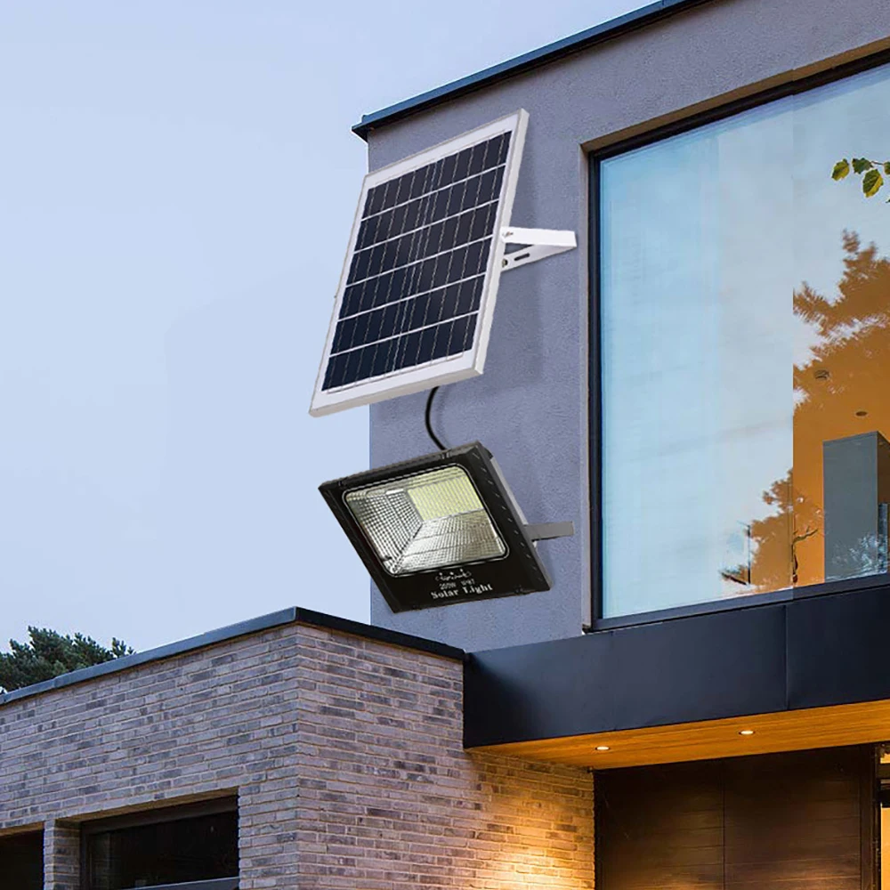 

2023 Solar Lights Outdoor Solar Panel Refletor Led Solar Spotlights Garden Led Reflector Waterproof Sunlight With 5M Cord