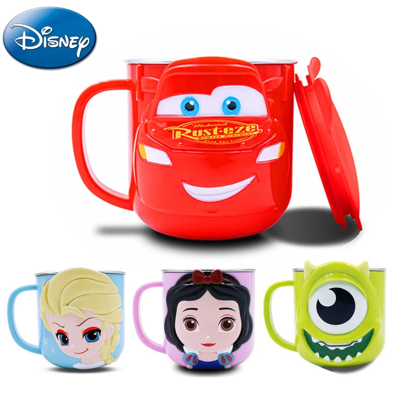 

Kids Cup Stainless Steel Water Cup Disney Cup Kids Drinking Water Cup Drop Proof Mickey Minnie Stitch Milk Cup Baby Cup