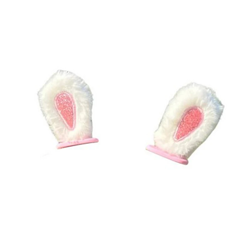 Милые 3D наклейки в виде кроличьих ушей полоса Автомобильное зеркало заднего вида