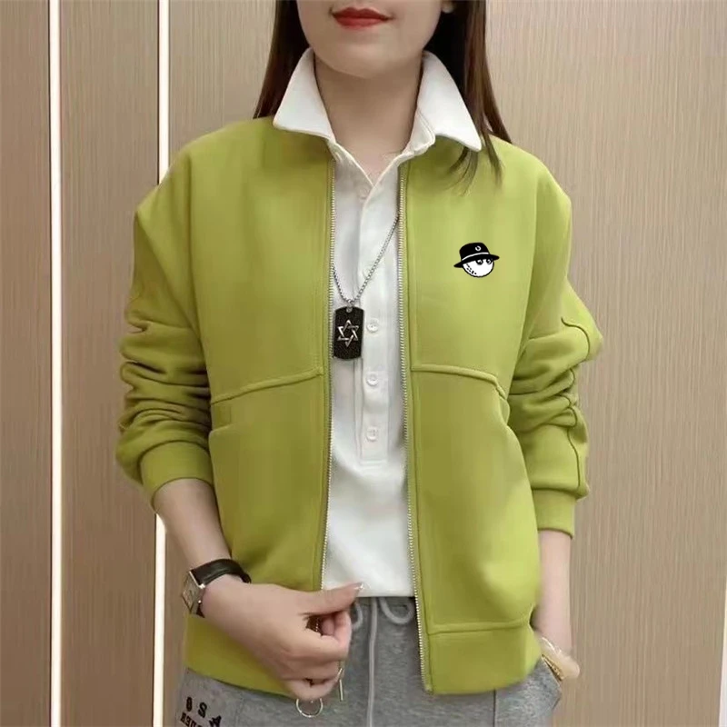 Autumn Women Golf Wear Women's Golf Jacket Fashion Casual Tennis Female Windbreak Jacket Malbon Golf Clothing