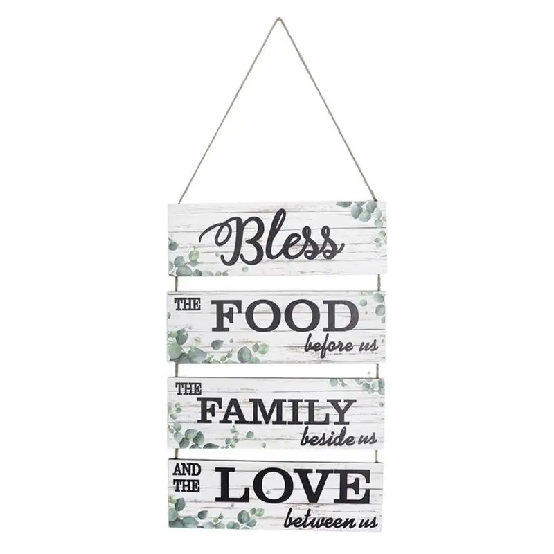 

Farmhouse-Ish Wood Sign Artistic Suspending Signs Durable And Colorfast Home Decor Products For Corridor Garden Farmhouse Front