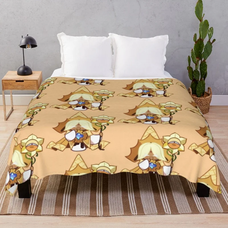 

Cookie Run Kingdom Blanket Coral Fleece Autumn Lightweight Thin Unisex Throw Blankets for Bed Home Couch Camp Cinema