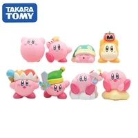 8pcsset anime figure kawaii kirby action figures children toys boys girls kids games cute doll collectible birthday decoration