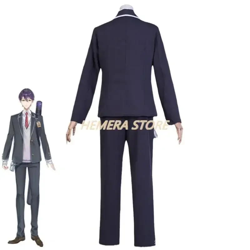 Youmber vtuber Niji Sanji Kenmochi Soleil карнавальный костюм парик аниме мужчина женщина школьная