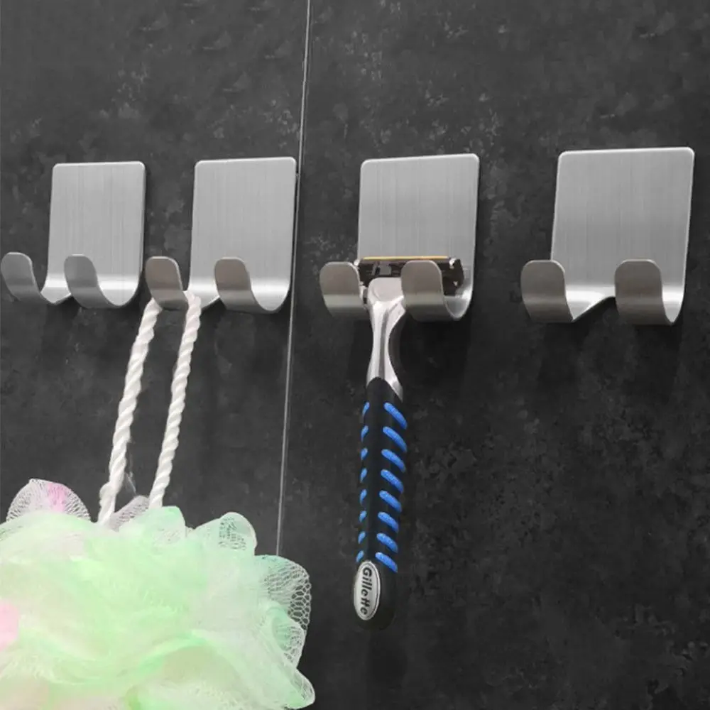 

Bathroom Waterproof Punch Free Kitchen Holder Storage Hook Wall Rack Shaving Razor Holder Wall Shelf Home & Living Storage Hook