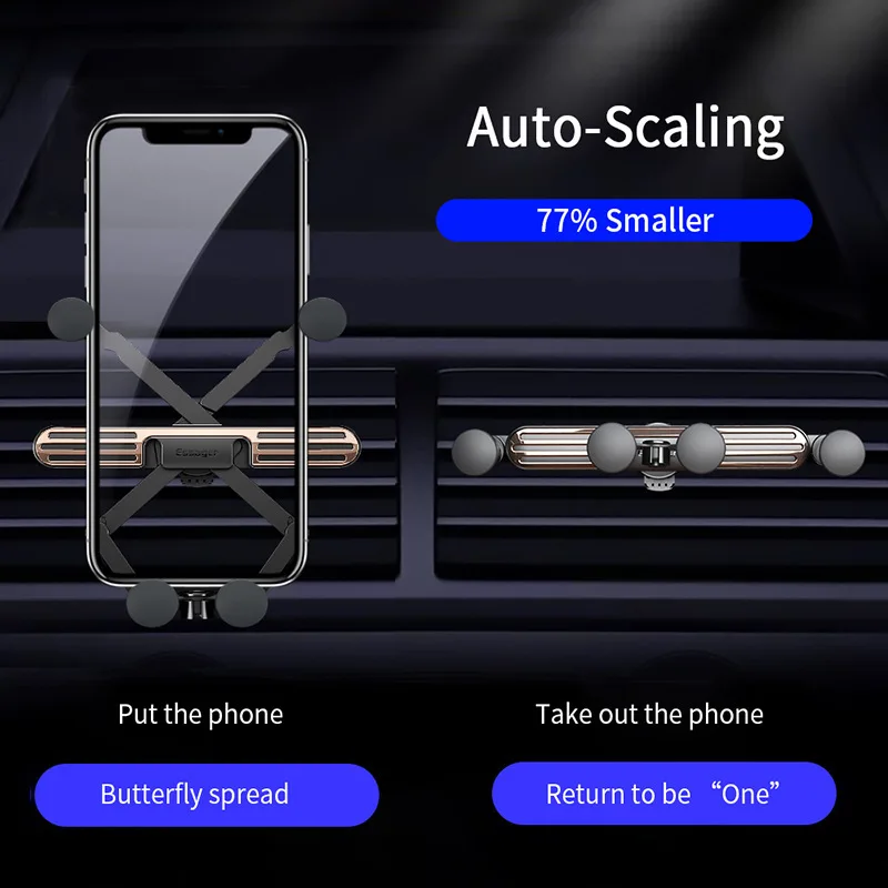 Car mobile phone holder Air outlet type universal navigation gravity can be folded and multi-func | Мобильные телефоны и