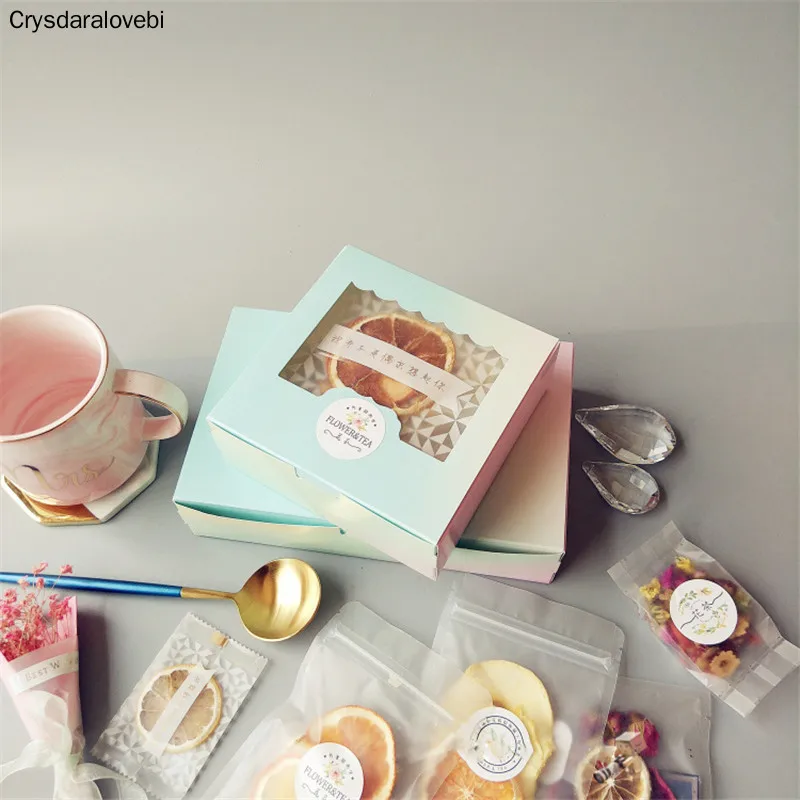 

50pcs Gradient Baking Gift Boxes Candy Chocolate Pcakage Cake Decorating Supplies Baby Show Birthday Wedding Supplies