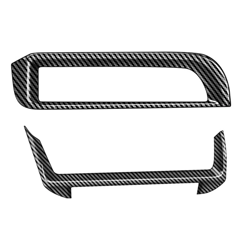 Автомобильная консоль из углеродного волокна розетка для кондиционера накладка