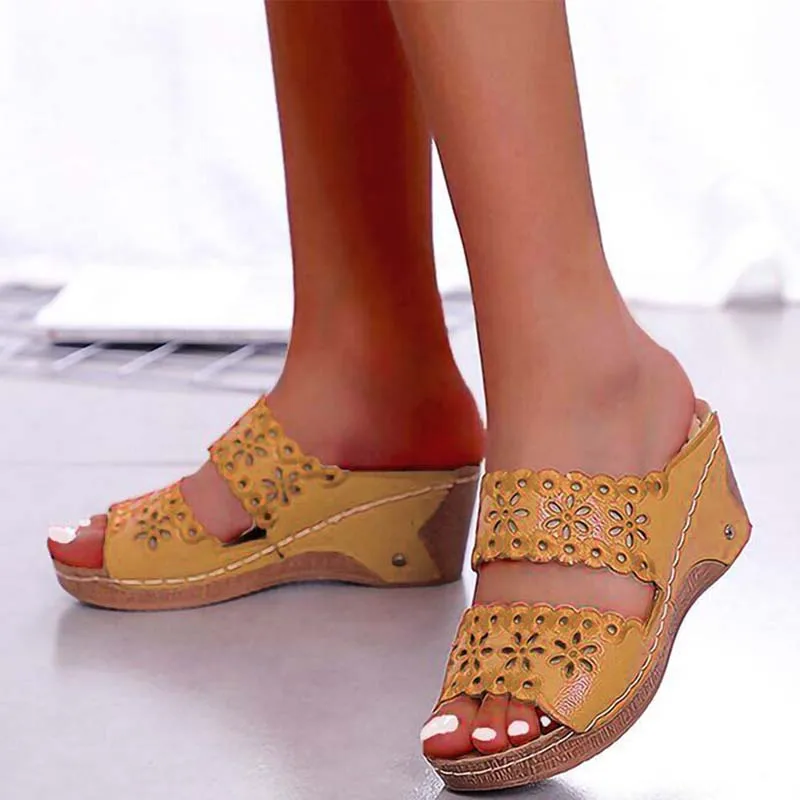 

Shoes Woman Sandals For Beach Shoes Slip On Fashion Gladiator Sandals Women Thick Bottom Footwear Flat Sandals Female Plus Size