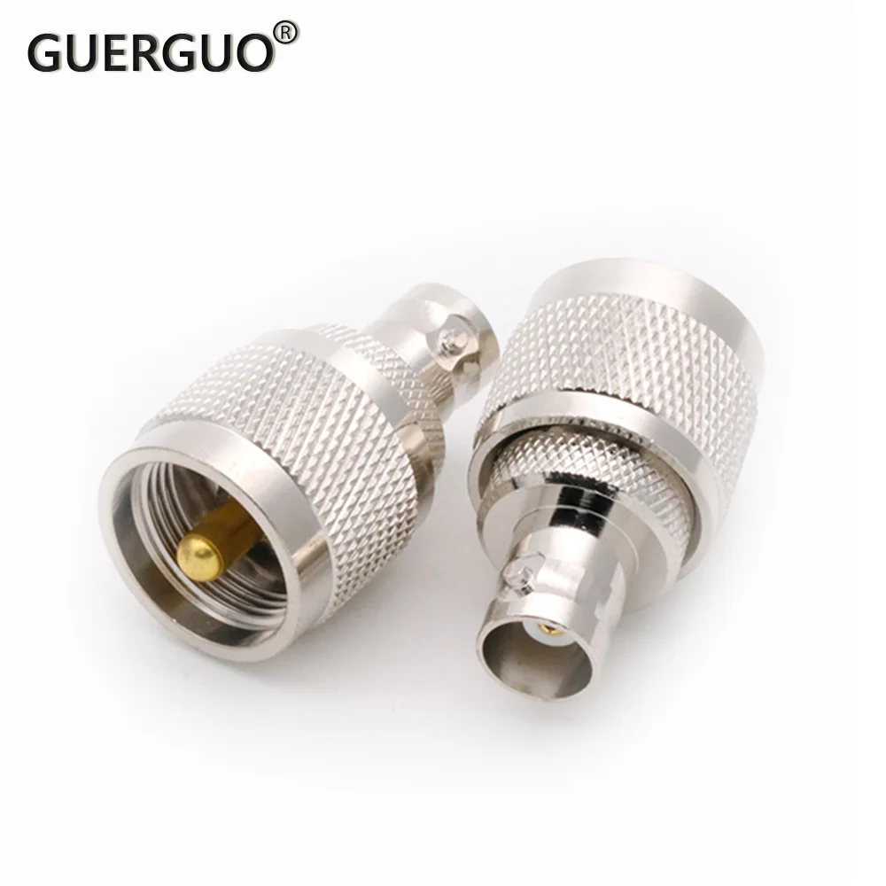 

100 PCS RF Coaxial Adapter BNC Female Jack to UHF Male PL259 Connectors for Antennas Wireless LAN Devices WiFi Radios