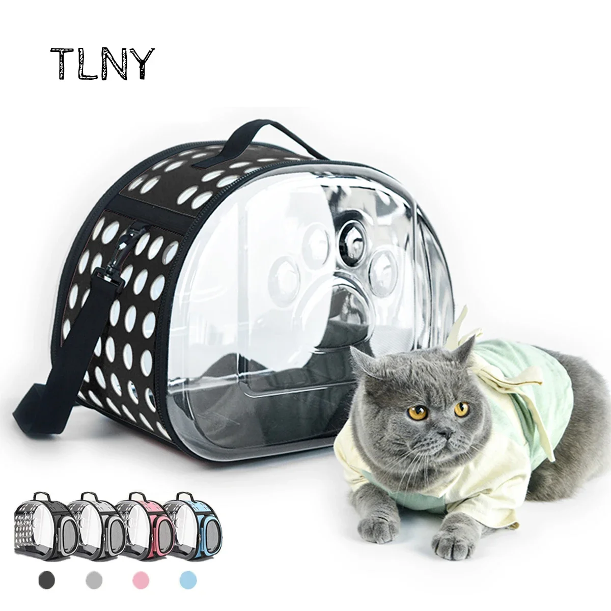 

Cat Space Capsule Transparent Cat Carrier Bag Breathable Pet Carrier Small Dog Cat Backpack Travel Cage Handbag for Kitten Dog b