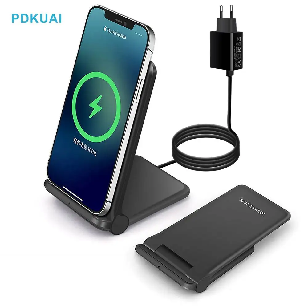 

Беспроводное зарядное устройство 30 Вт, подставка для iPhone 14 13 12 11 Pro Max XS X 8 Samsung S21 S22 Note 20, док-станция для быстрой зарядки, держатель для телефона