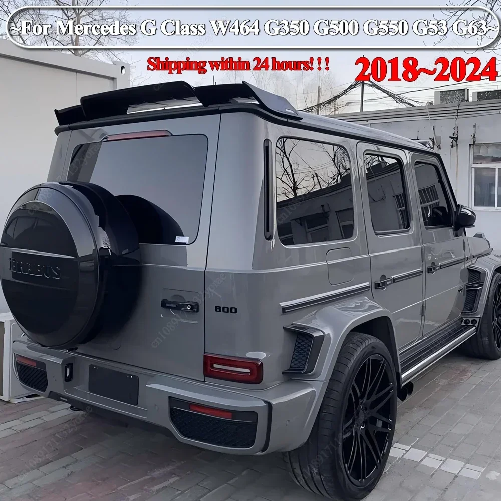 Фото Для Mercedes Benz G Class W464 G350 G500 G550 G53 G63 2018-2024 Автомобильная задняя крыша, верхняя губа, хвостовое крыло, ремонт Spilers Bodykits Tuning №1