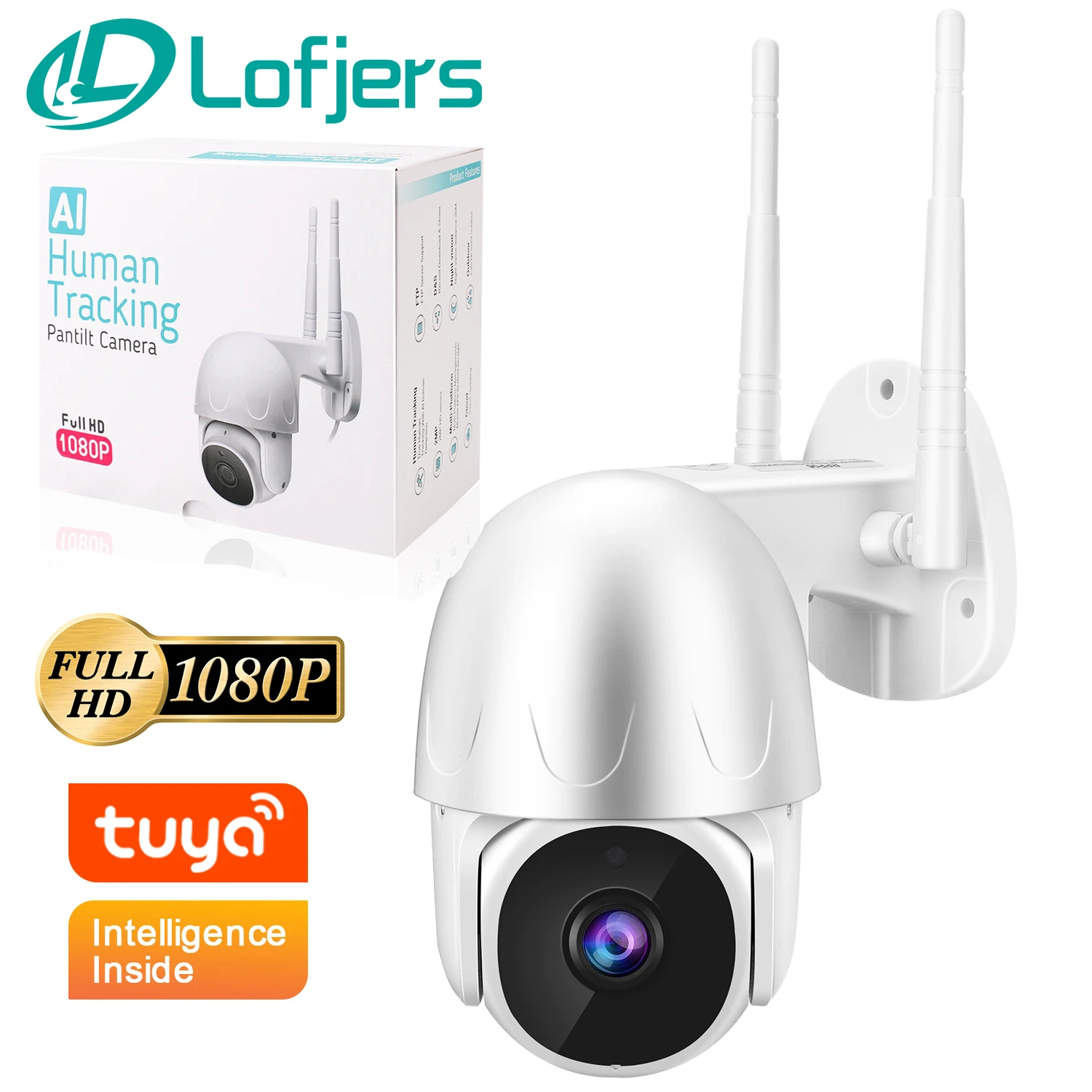 

IP-камера Lofjers, 1080P, PTZ, Wi-Fi, цифровой зум 4х