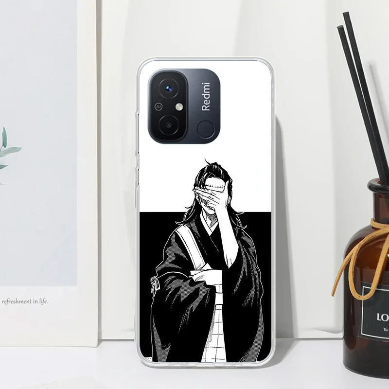 Чехол для телефона Jujusu-Kaisen Geto Suguru Xiaomi Redmi 12C 12 10C 10A 10 9C 9A 9T 9 8A 8 7A 7 6A 6 Pro K70 K40 K20 Fundas Back Co