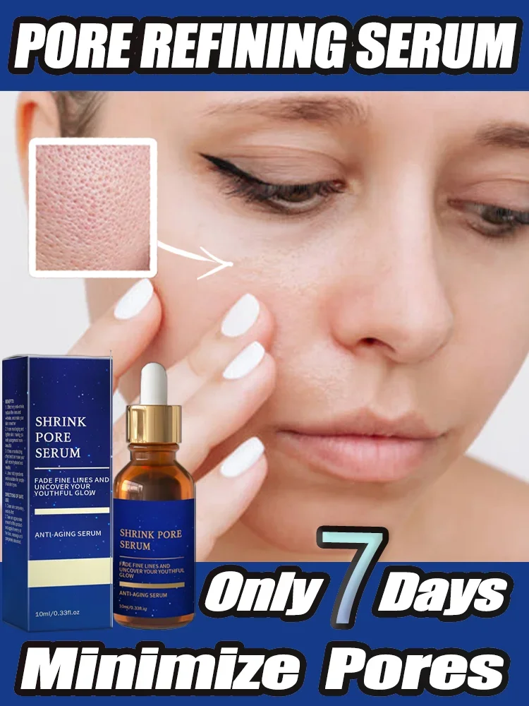 Сыворотка для сужения пор крем лица против старения удаление морщин большие поры