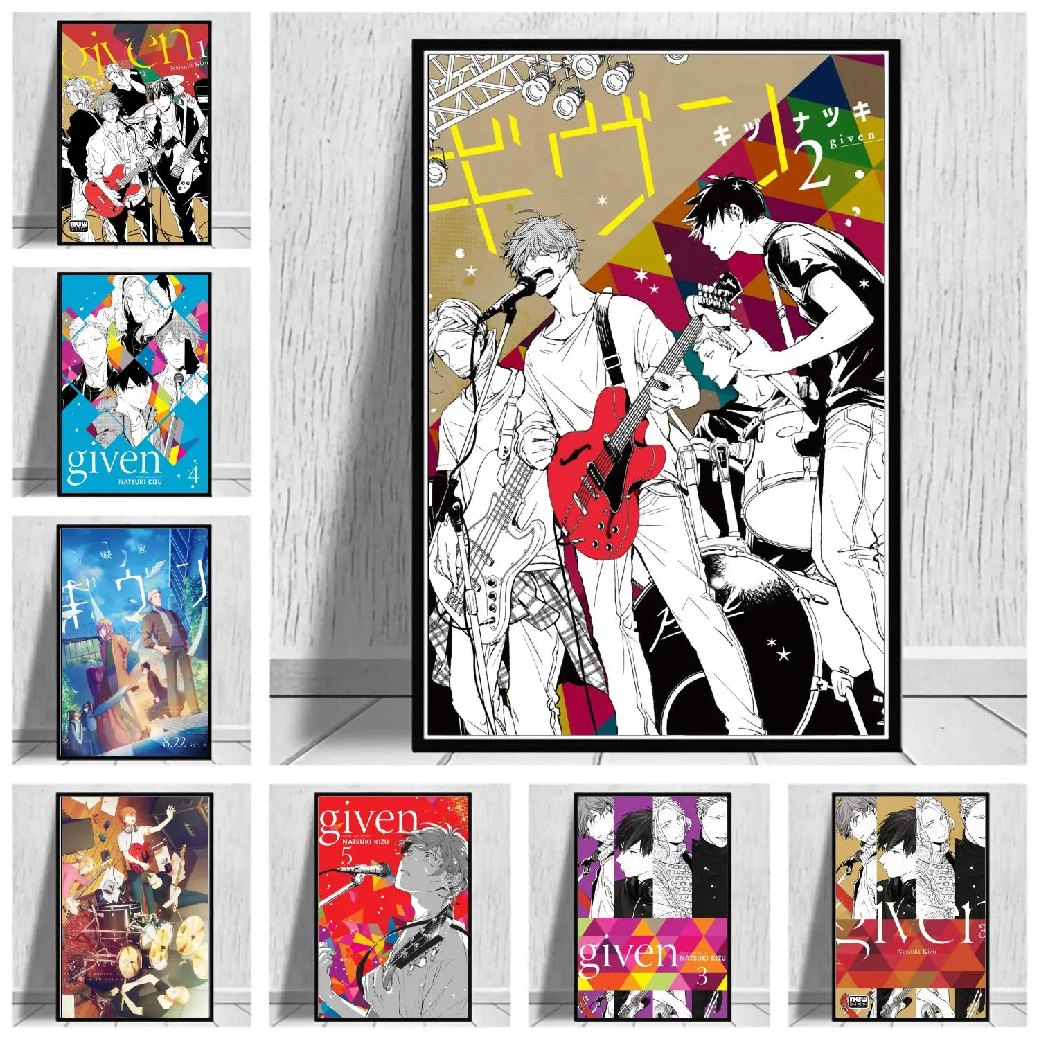 

Anime Given Posters Canvas Painting Posters and Prints Wall Art Picture Home Living Room Decor