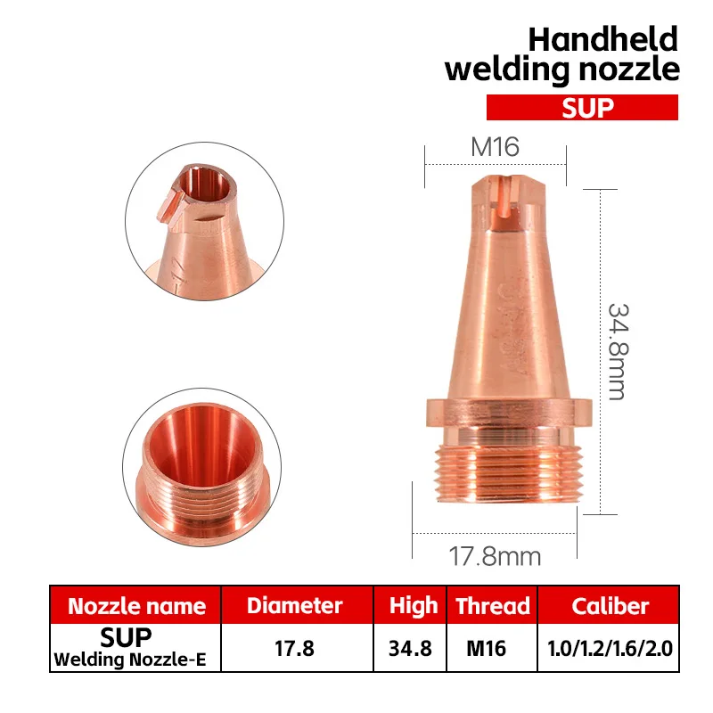 Аксеразер, лазерная сварочная насадка M16, монтажная резьба с проволочной подачей для ChaoQiang WeiYe SUP23T SUP21T, ручная лазерная сварочная головка