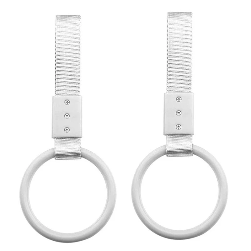 

2X Ring Handle Strap Charm Round JDM Tsurikawa Ring Subway Train Bus Handle Strap Charm Drift
