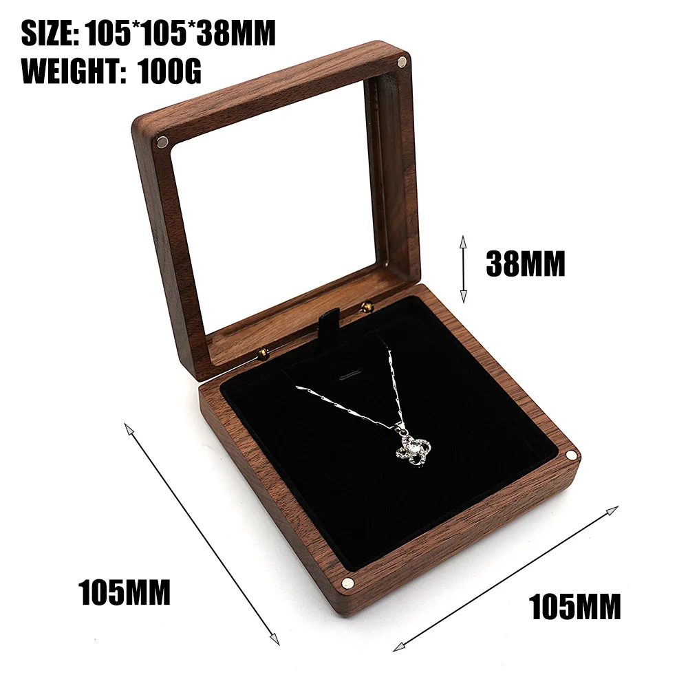 

Коробка для украшений из грецкого ореха Baby.Xin