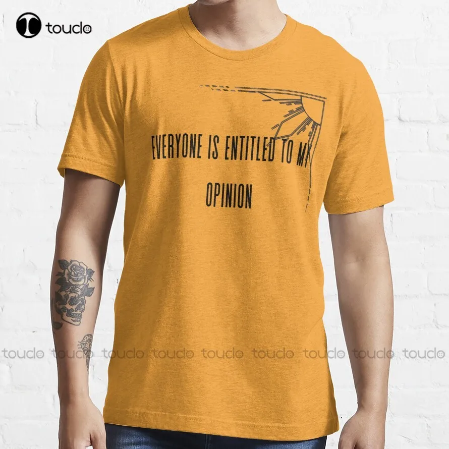 

У всех есть право на мое мнение, трендовая футболка, мужские футболки, индивидуальный подарок, новинка, популярная уличная одежда в стиле Ха...