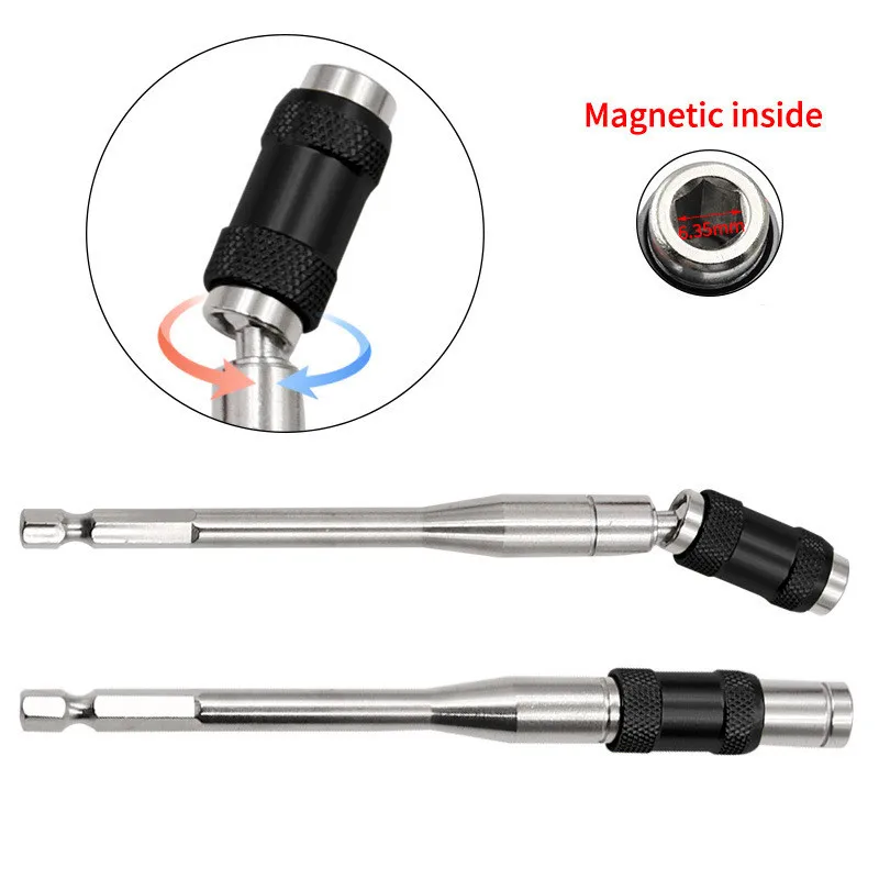 145mm 1/4&quot Hex Magnetic Screwdriver Bits Drill Hand Tool Bit Extension Rod Quick Change Holder Drive Guide Screw Tip |
