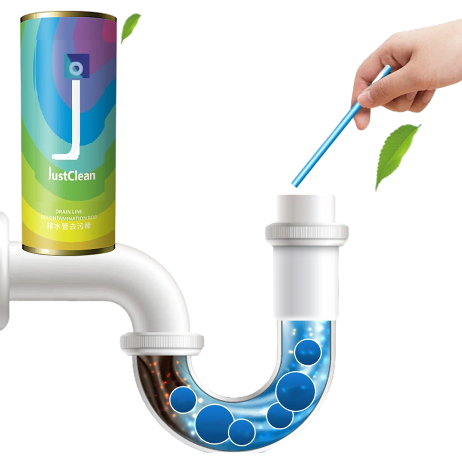 

Drain Cleaner Sticks Pipe Cleaning Sticks For Drains Cleaner Deodorizer Sticks Flexible Cleaning Dredging Agent For Kitchen