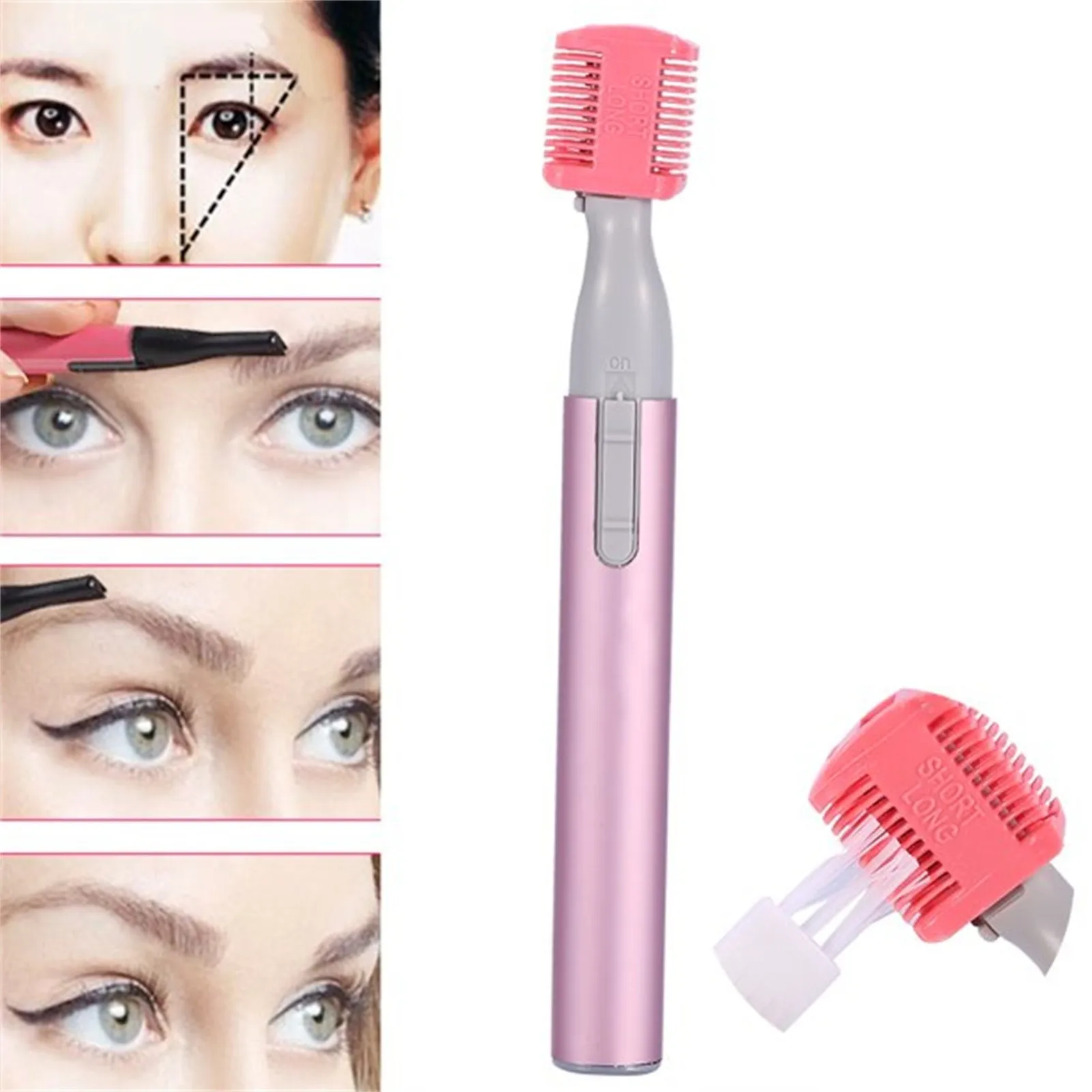 Electric Eyebrow Shaper Pen Body Hair Remover Removal Lady Safety Beauty Knife