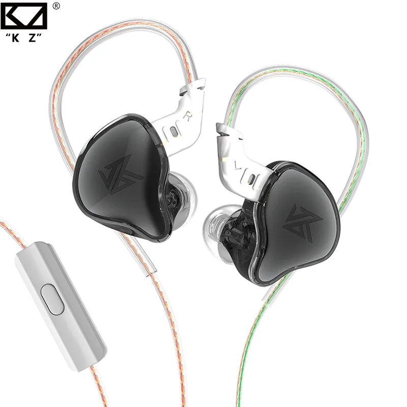 

KZ EDC Wired Earphone In Ear Monitor Headphones With Microphone Sport Noise Cancelling Earbud Auriculares Con Cable Bass Headset
