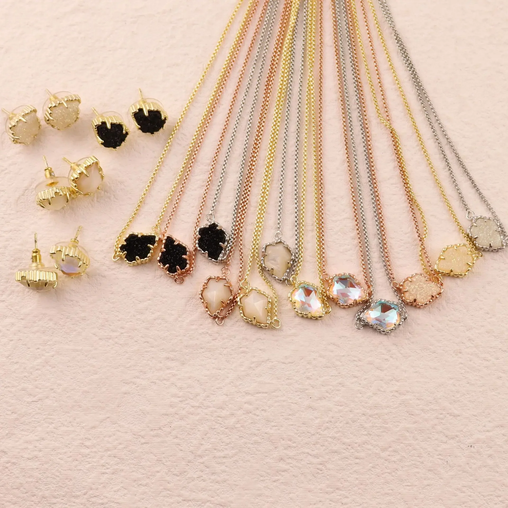 YEEVA Tessa кулон ожерелье/серьги для женщин модные ювелирные изделия уникальные