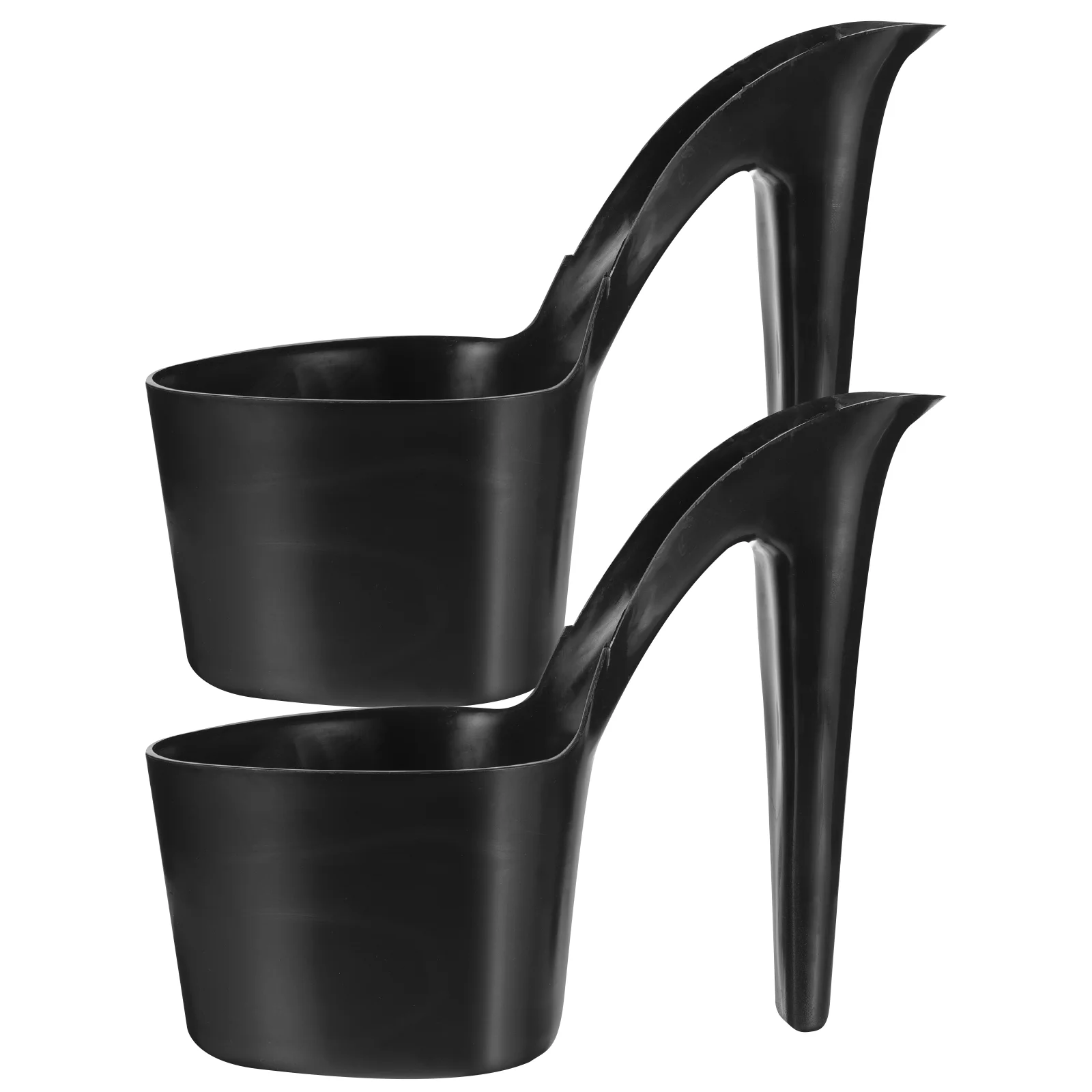 

2 Pcs High Heels Flower Pot Small Pots Plastic Plants Planters Vases Decorative Indoor Succulent