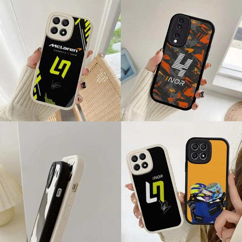 

Lando Norris Racing Phone Case For Xiaomi Redmi 10 12 13 11 Lite Note 11T 9 11 Pro Plus Poco M4 M3 F4 F2 GT Lambskin Cover