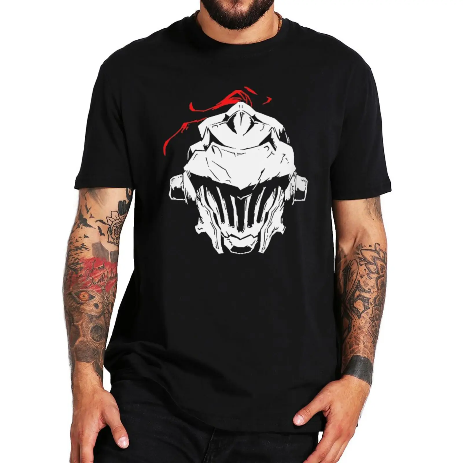 

The Hunter Of Goblins Classic T-shirt Anime Manga Goburin Sureiya Fans Vintage Tee Tops EU Size Cotton Summer O-neck T Shirts