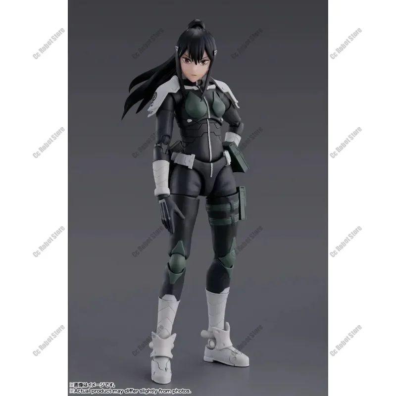 Фото В наличии оригинальная Bandai S.H.F.iguarts аниме Kaiju No.8 Ashiro Mina ПВХ аниме фигурка модель игрушки коллекция орнамент подарки №2